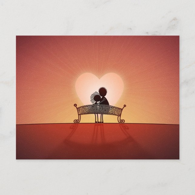 Carte Postale Quand Tu Es Amoureux (Devant)