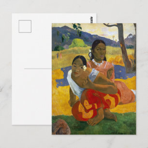 Carte Postale Quand vous marierez-vous ? Paul Gauguin