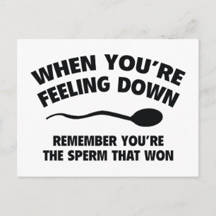 Carte Postale Quand vous vous sentez en bas. Rappelez-vous que v