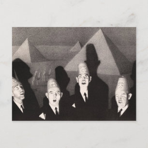 Carte Postale Quartet du sanctuaire par Grant Wood
