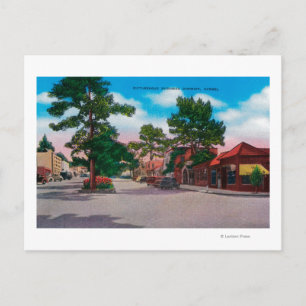 Carte Postale Quartier d'affaires pittoresque, Carmel