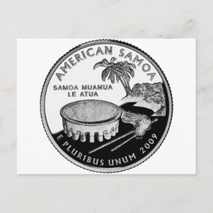 Carte Postale Quartier de l'état des Samoa américaines