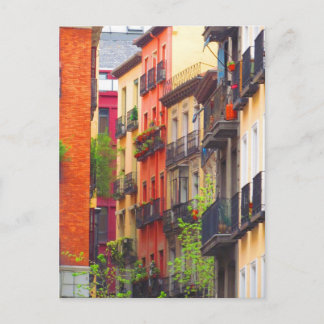 Carte Postale Quartier de Madrid, Espagne