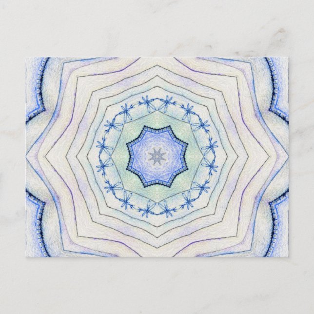 Carte Postale Quatre éléments Air Mandala (Devant)