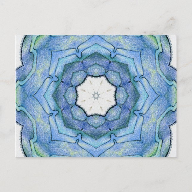 Carte Postale Quatre éléments Water Mandala (Devant)