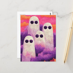 Carte Postale Quatre fantômes dans les lunettes de soleil