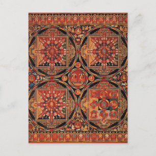 Carte Postale Quatre Mandalas