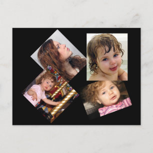 Carte Postale Quatre Modèle de collection photo
