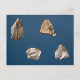 Carte Postale Quatre outils, 35000-10000 BC