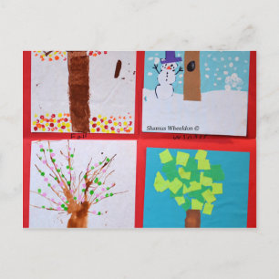 Carte Postale Quatre saisons