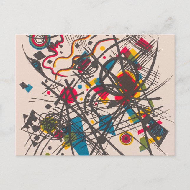 Carte Postale Quatrième portefeuille Bauhaus, 1923 par Wassily K (Devant)