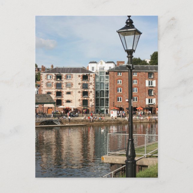 Carte Postale Quay, Exeter, Devon, Royaume-Uni (Devant)