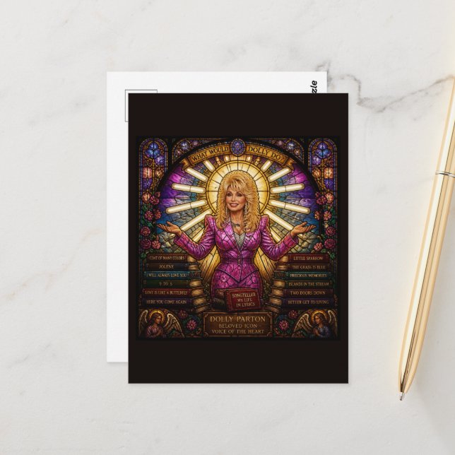 Carte Postale Que ferait Dolly (Devant/Arrière en situation)