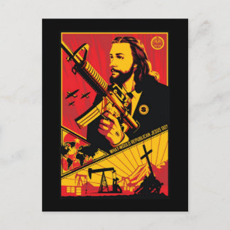 Carte Postale Que ferait Jésus Républicain ?