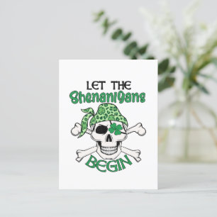 Carte Postale Que les Shenanigans commencent la Saint Patrick