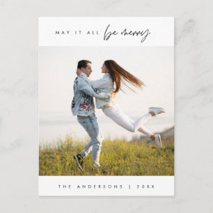 Carte Postale Que tout soit joyeux, photo de famille de Noël