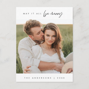 Carte Postale Que Tout Soit Joyeux, Photo Famille De Noël