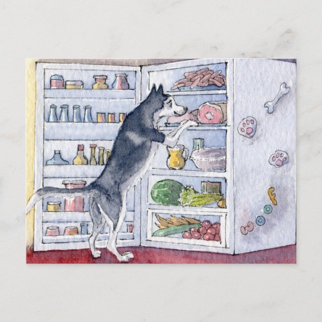 Carte Postale Que veux-je dîner ce soir ? (Devant)