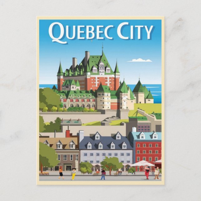 Carte Postale Québec Canada (Devant)