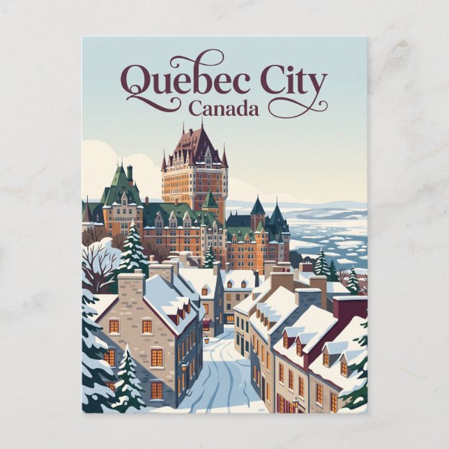 Carte Postale Québec Canada (Devant)