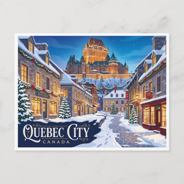 Carte Postale Québec Canada (Devant)