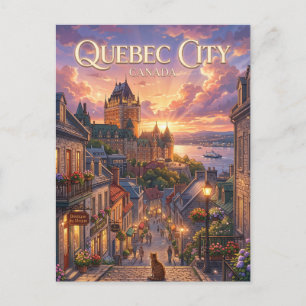 Carte Postale Québec Canada