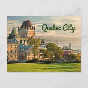 Carte Postale Québec Canada stylisé