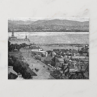 Carte Postale Québec, Canada, Terrasse Dufferin, vers 1875