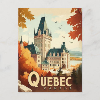 Carte Postale Québec, Canada Vintage voyage