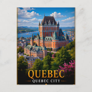 Carte Postale 📍 Québec Canada Voyage Souvenir Pour Voyageur Urb