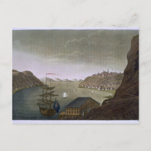 Carte Postale Québec et le fleuve Saint-Laurent, plaque 4 de 'L