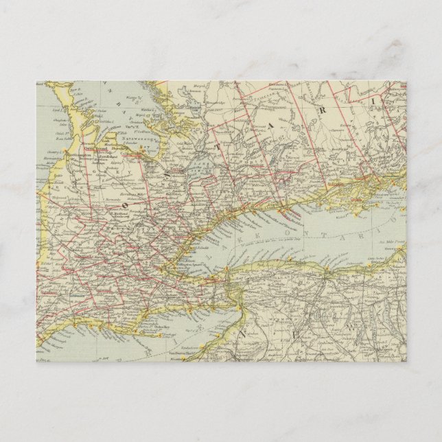 Carte Postale Québec, Ontario, Canada (Devant)