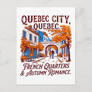 Carte Postale Québec Ville Québec Quartiers Français Romance d'A