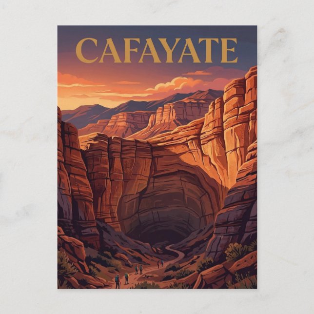 Carte Postale Quebrada de las Conchas (Devant)