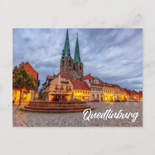 Carte Postale Quedlinburg, Allemagne