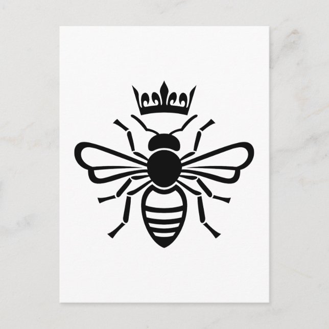 Carte postale Queen Bee Crown (Devant)