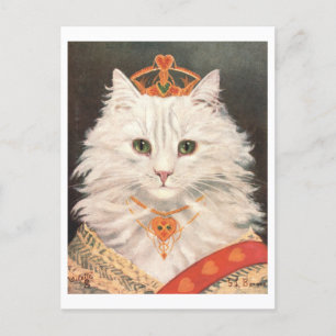 Carte postale Queen Chat vintage