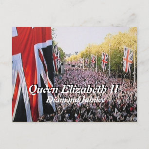 Carte postale Queen Elizabeth Diamond Jubilee