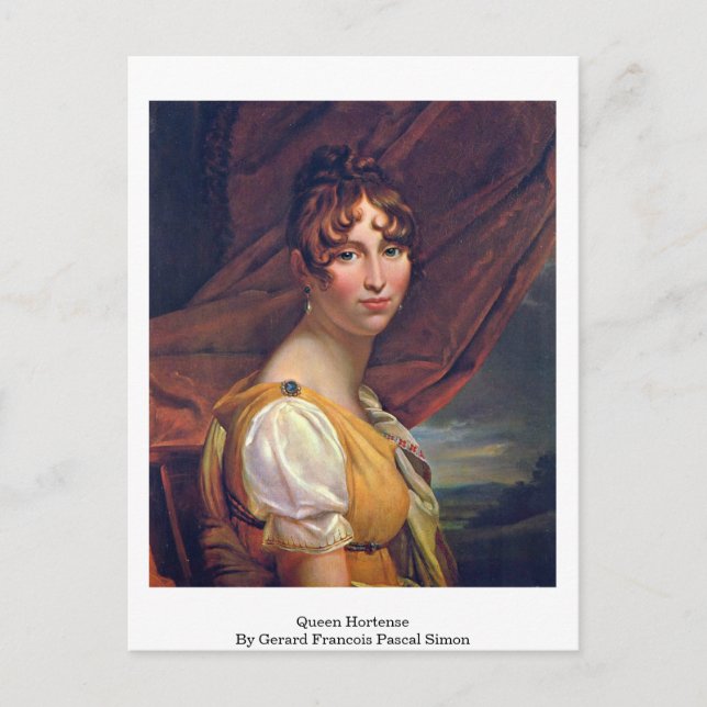 Carte Postale Queen Hortense Par Gerard Francois Pascal Simon (Devant)