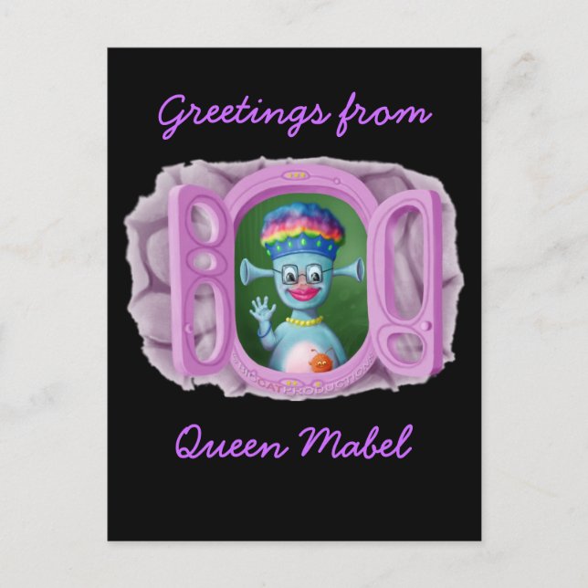 Carte Postale Queen Mabel & Cedric (Devant)