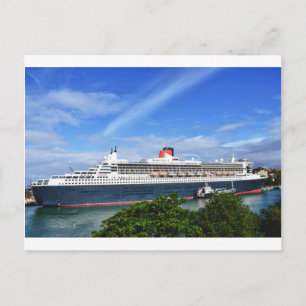 Carte Postale Queen Mary 2 Cruise Ship