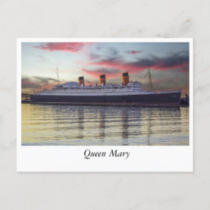 Carte Postale Queen Mary : Un trésor historique à Long Beach