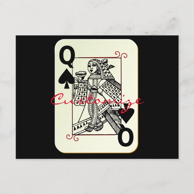Carte Postale Queen of Spades Thunder_Cove (Devant)