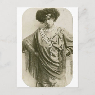 Carte Postale "Queen of the Cakewalk," Aida Overton Walker