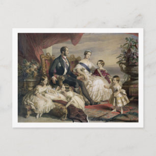 Carte Postale Queen Victoria (1819-1901) et Prince Albert (1819)