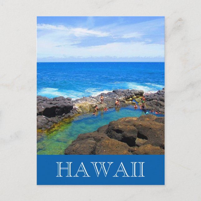 Carte Postale queens bath hawaii (Devant)