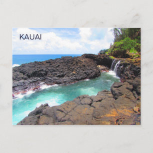 Carte Postale Queen's Bath, Kauai, Hawaii Postcard