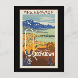 Carte Postale Queenstown Nouvelle-Zélande
