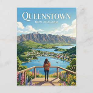 CARTE POSTALE QUEENSTOWN NOUVELLE-ZÉLANDE