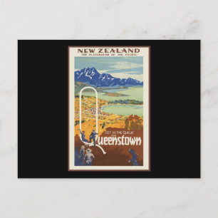 Carte Postale Queenstown Nouvelle-Zélande